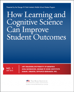 Learning and Cognitive Science can improve student outcome