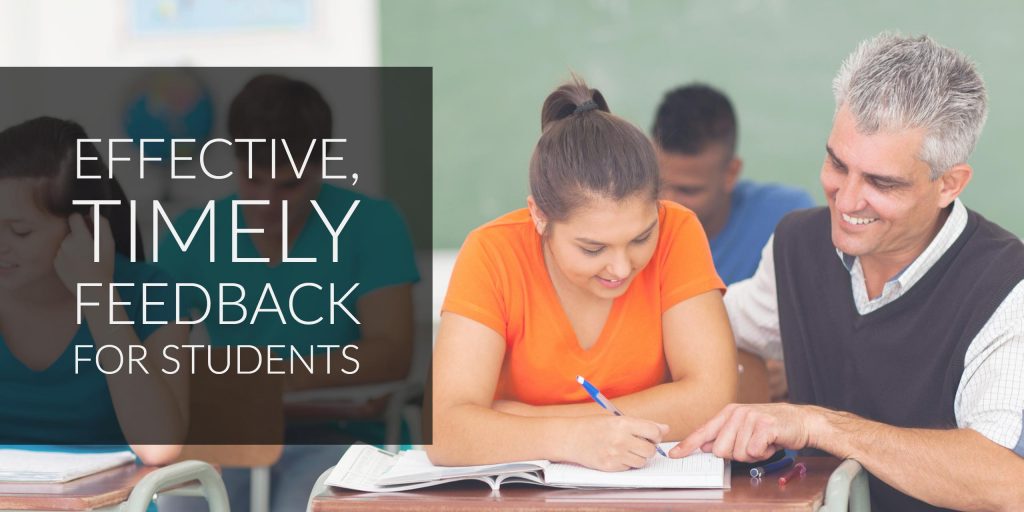 Effective Timely Student Feedback