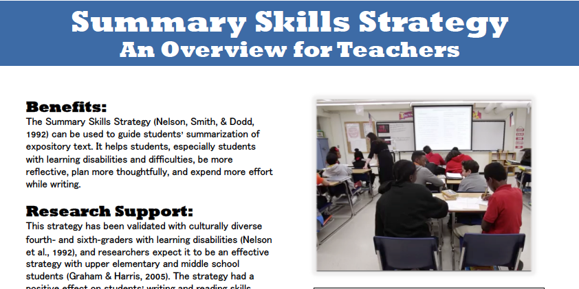 summary-skills-strategy-summary-writing-middle-school-matters